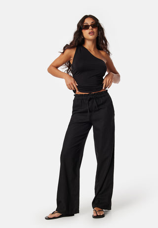Onlcaro Wide Linen Bl Pant