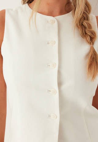 Onlgoa S/L LINEN BL WAISTCOAT