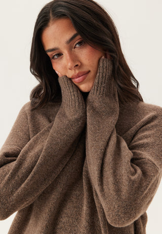 Onlhazel Ls Highneck Overs Pullover