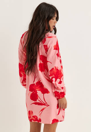 Onlhyaci L/S STRING SHORT DRESS