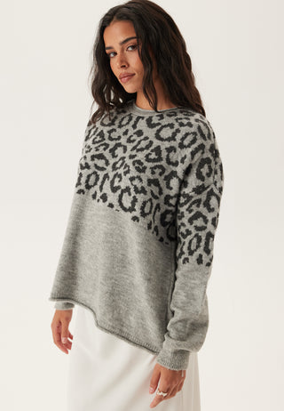 Onljade Animal Ls O-neck Knt