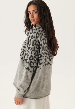 Onljade Animal Ls O-neck Knt