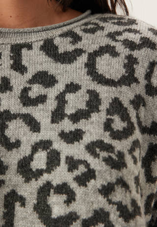 Onljade Animal Ls O-neck Knt