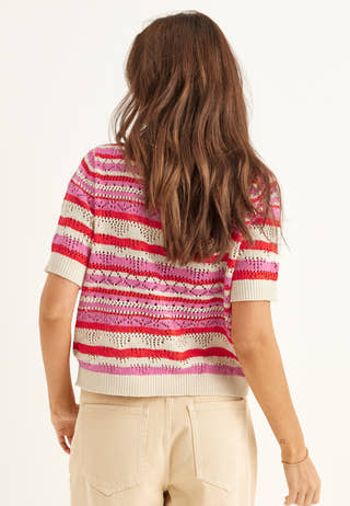 Onllula Polo S/S CARDIGAN KNT