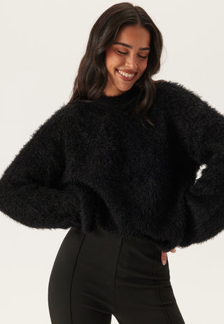 Onllulu Ls Rib Highneck Cc Knt