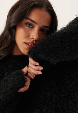 Onllulu Ls Rib Highneck Cc Knt