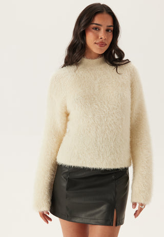 Onllulu Ls Rib Highneck Cc Knt