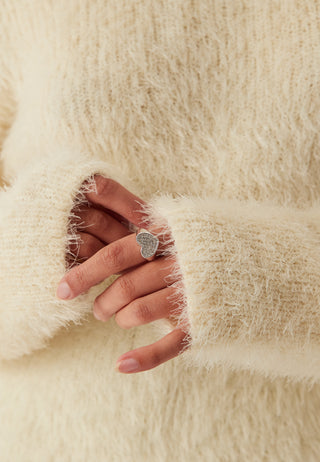 Onllulu Ls Rib Highneck Cc Knt