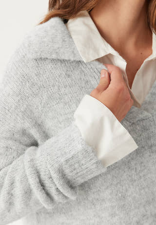 Onlmaggie Life Ls Split Neck