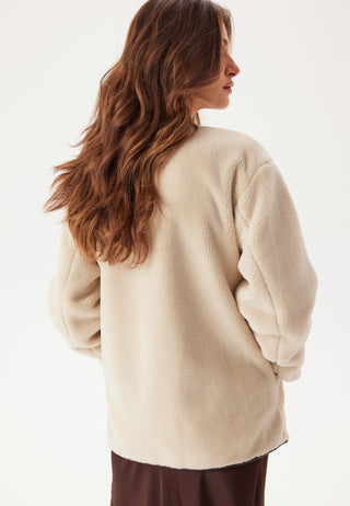 Onlmali Faux Fur Duffle Coat