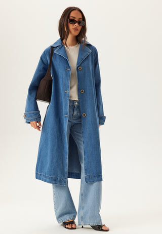 Onlmalou Belted Trench Dnm