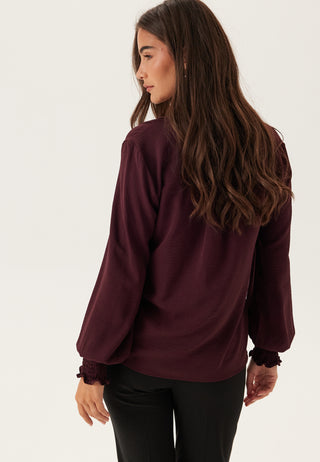 Onlmette V-Neck Smock Top