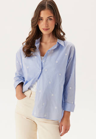 Onlnew Lina Grace Ls Emb Shirt