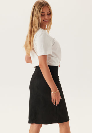 Onloline Life Faux Suede Skirt