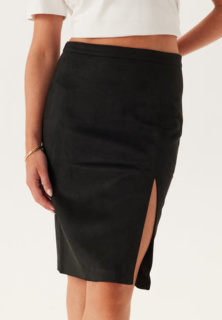 Onloline Life Faux Suede Skirt