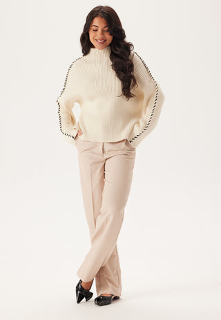 Onlqueenie Ls Contrast High Ne