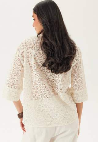 Onlrao 3/4 LACE SHIRT WVN