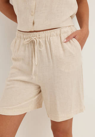 Onlsiesta Mw Pull-up Lin Bl Shorts