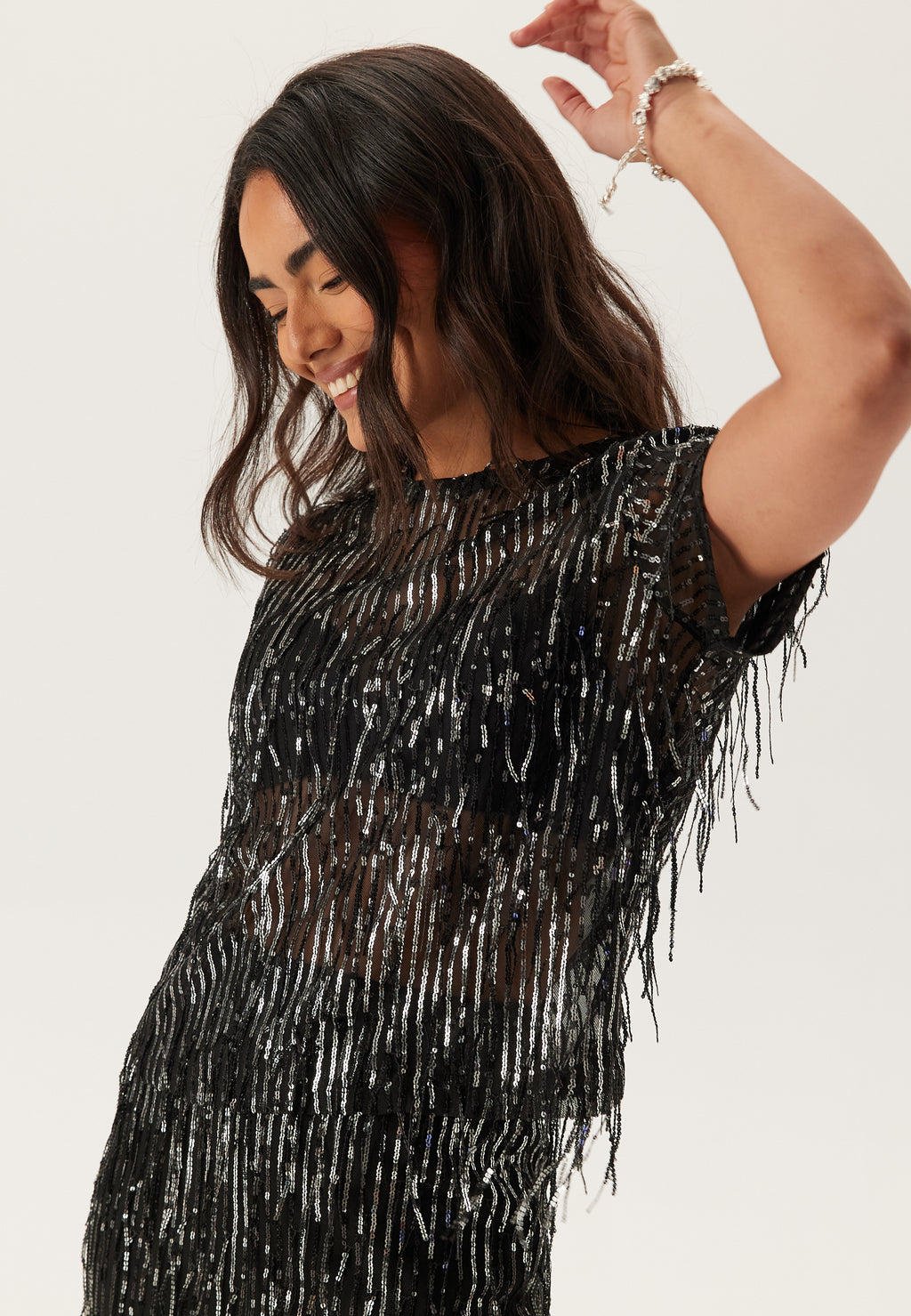 ONLY - Onlspacy Ss Sequins Top