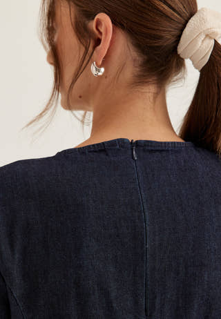 Onltammy S/S FITTED DNM SHIRT