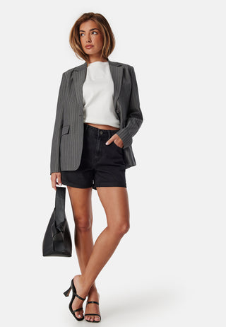 Onlvega HW Mom Dnm Shorts