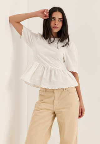 only-onlveronika-life-ss-mix-peplum-top-cloud-dancer-detailcd-woven-s_2