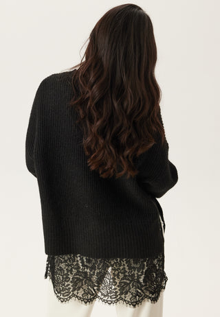 Onlvivia Ls Life V-neck Lace M