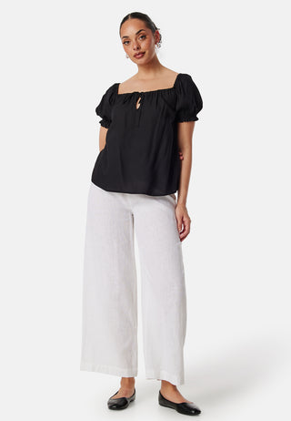 Onltokyo  Linen Blend Pant