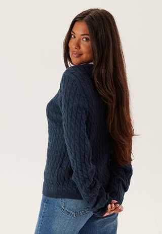 Pcfia Ls Cable Knit
