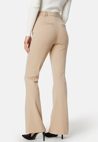 Peach Mid Waist Flared