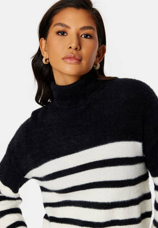 Piumo L/S Stripe Rollneck