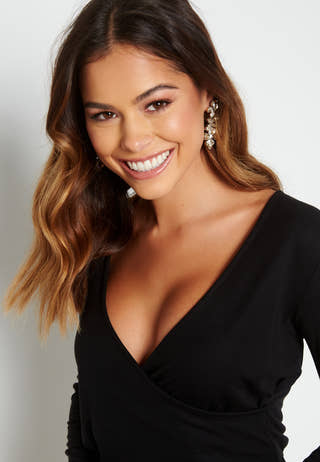 Nori LS Wrap Top