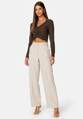 Siva L/S Collar Short Top