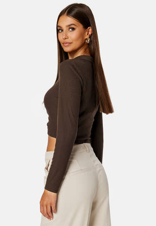 Siva L/S Collar Short Top