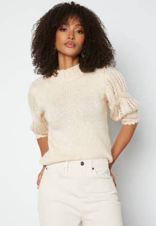 Sussie Wool 3/4 Highneck Pullover