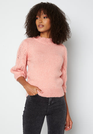 Sussie Wool 3/4 Highneck Pullover