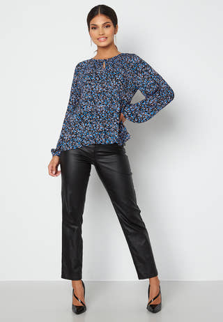 Tanny L/S Mini Plisse Top