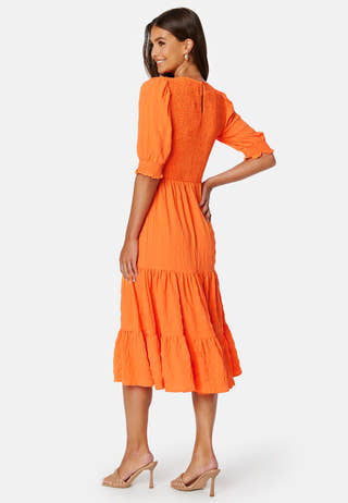 Thalia 2/4 Smock Calf Dress