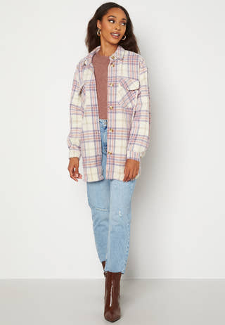 Valentina L/S Check Shacket