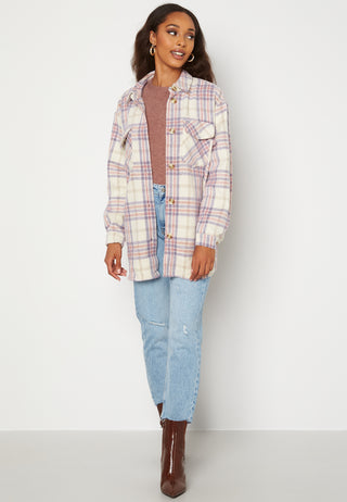Valentina L/S Check Shacket