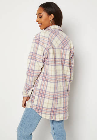 Valentina L/S Check Shacket