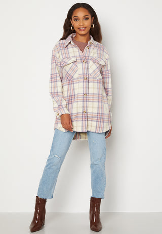 Valentina L/S Check Shacket