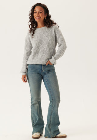 Vilassia O-neck L/S CABEL KNIT
