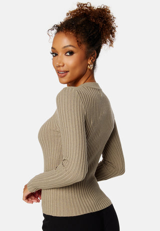 Pccrista LS O-Neck Knit