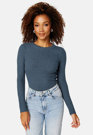 Pccrista LS O-Neck Knit