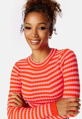 Pccrista LS O-Neck Knit