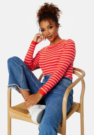Pccrista LS O-Neck Knit