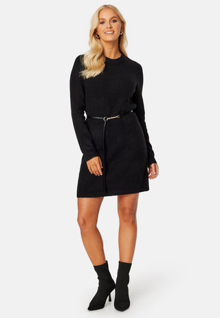 Ellen LS O-Neck Knit Dress