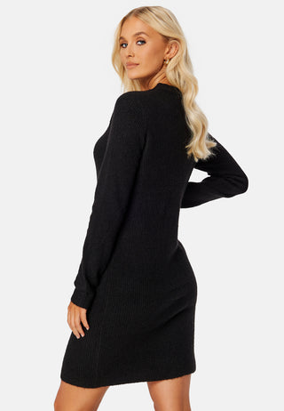 Ellen LS O-Neck Knit Dress