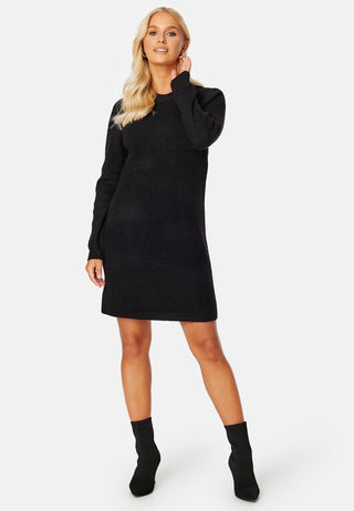 Ellen LS O-Neck Knit Dress